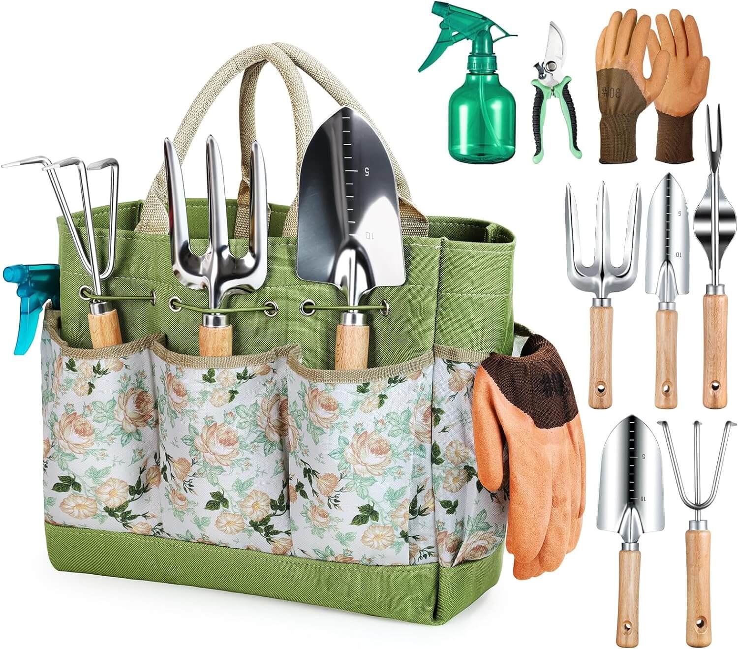 Geschenk für Gartenliebhaber Grenebo Gartenwerkzeug Set
